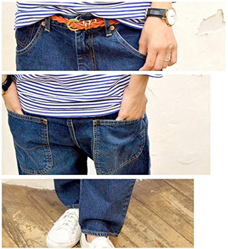 DEEPBLUE ワイドルーズデニムパンツ 72764 OW Lサイズ ワイドルーズデニムパンツ 72764 DEEPBLUE – DEEP BLUE